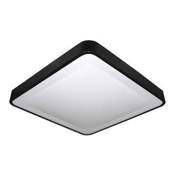 LED Плафон със сензор WILTON LED/24W/230V 37,5x37,5 см черен