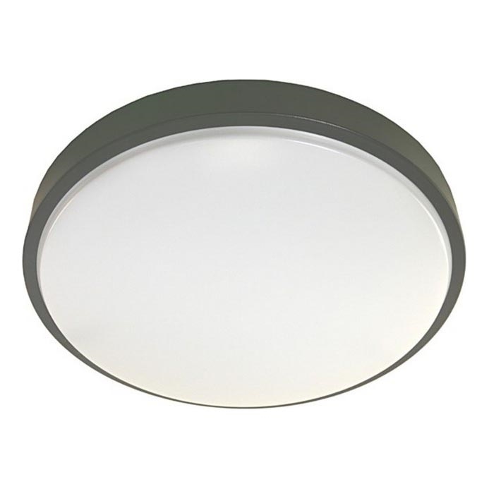 LED Плафон със сензор WILTON LED/24W/230V 4000K Ø 38 см антрацит