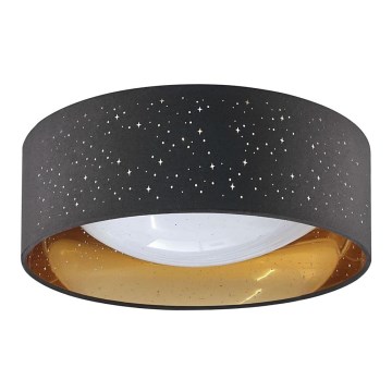 LED Плафон TULUZA LED/18W/230V Ø 32 см черен