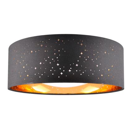 LED Плафон TULUZA LED/18W/230V Ø 32 см черен