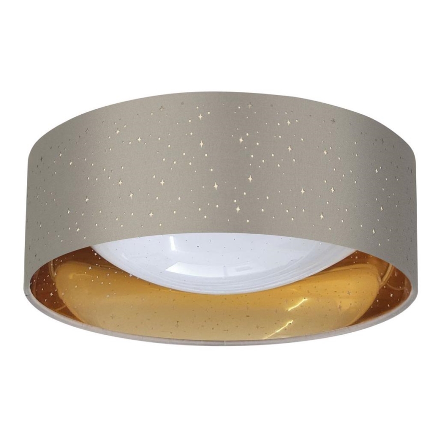 LED Плафон TULUZA LED/18W/230V Ø 32 см кафяв