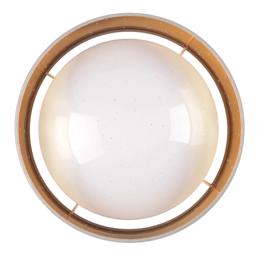 LED Плафон TULUZA LED/18W/230V Ø 32 см кафяв