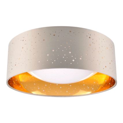 LED Плафон TULUZA LED/18W/230V Ø 32 см кафяв