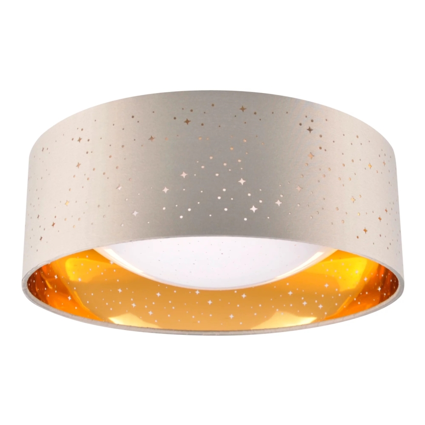 LED Плафон TULUZA LED/18W/230V Ø 32 см кафяв