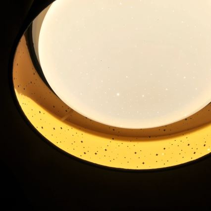 LED Плафон TULUZA LED/18W/230V Ø 32 см кафяв