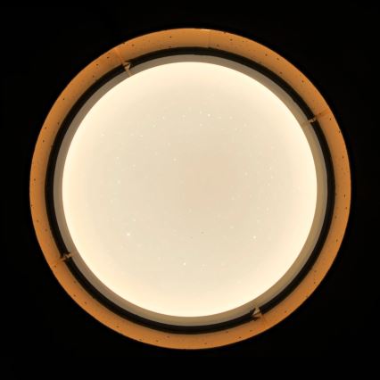 LED Плафон TULUZA LED/18W/230V Ø 32 см кафяв