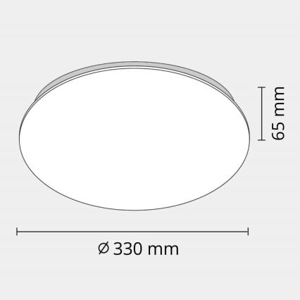 LED Плафон за баня ADAR LED/12W/230V IP44 4000K