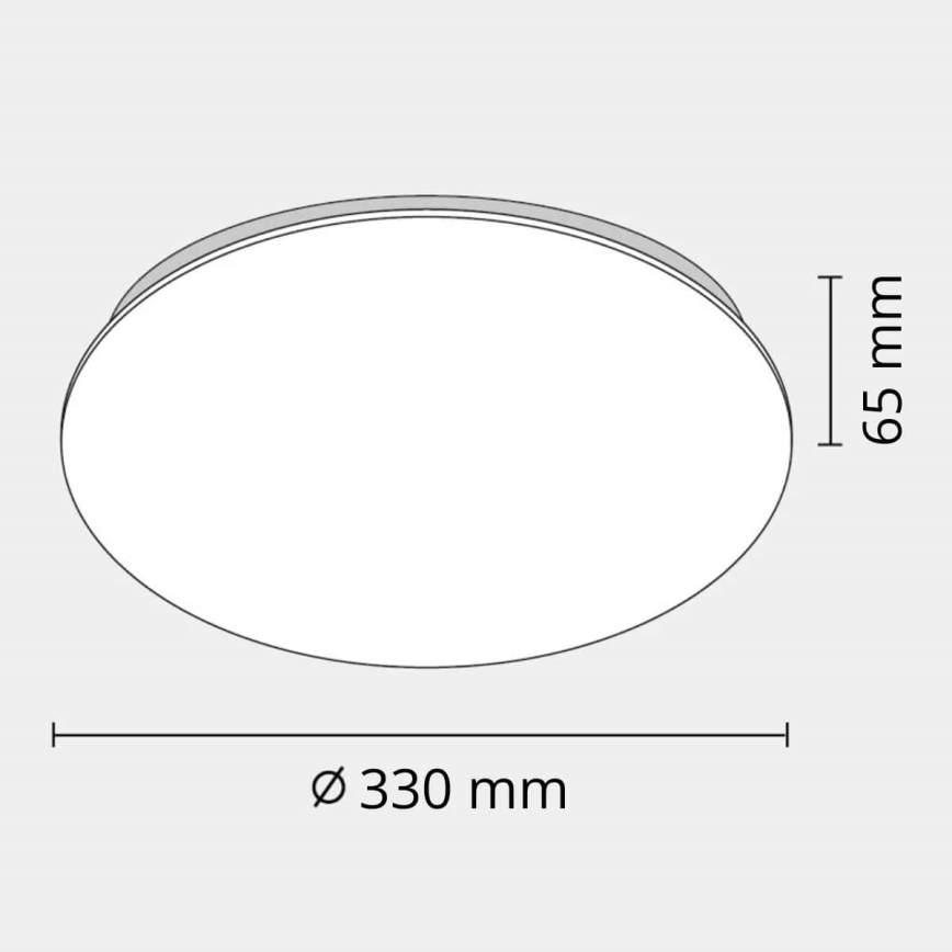 LED Плафон за баня ADAR LED/12W/230V IP44 4000K