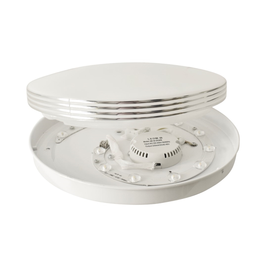 LED Плафон за баня BRAVO LED/10W/230V 4000K Ø 26 см IP44