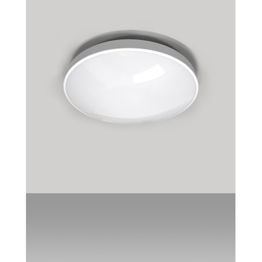 LED Плафон за баня CIRCLE LED/24W/230V 4000K Ø 37 см IP44 бял