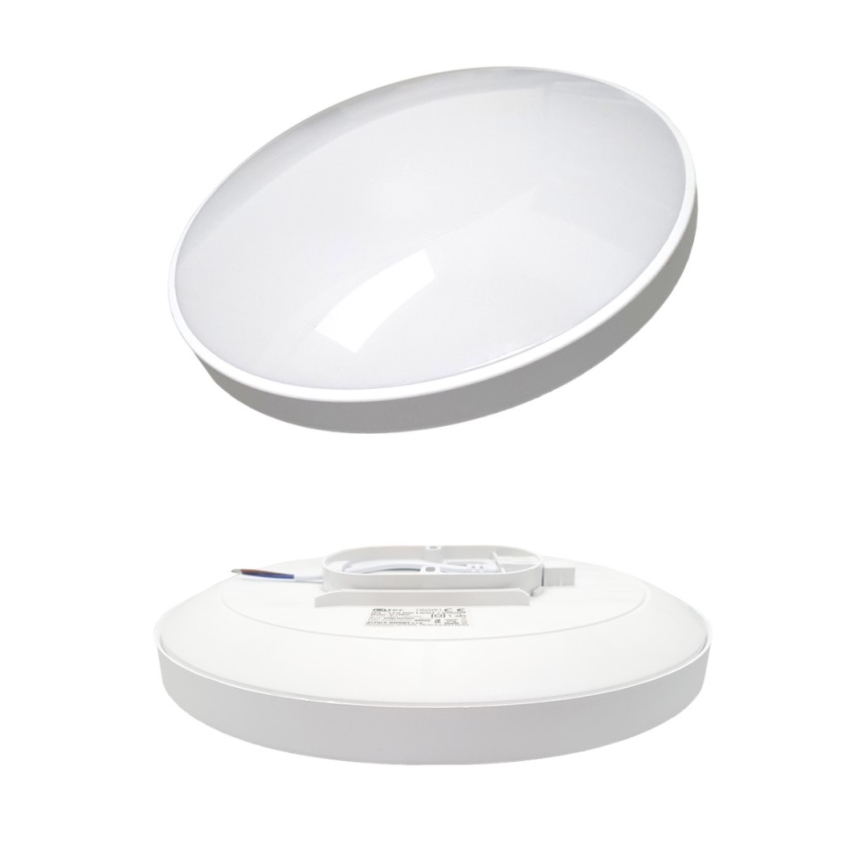 LED Плафон за баня CIRCLE LED/24W/230V 4000K Ø 37 см IP44 бял