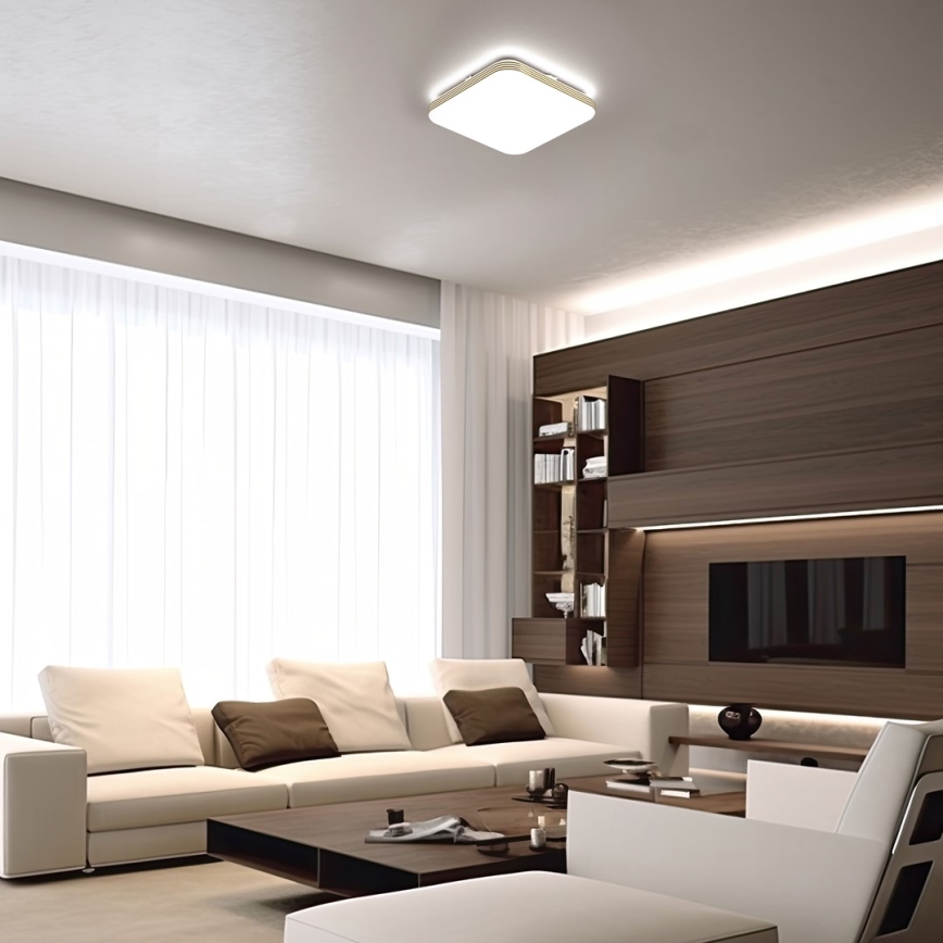 LED Плафон за баня DABAR LED/11W/230V 4000K 26x26 см IP44