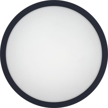 LED Плафон за баня ELLÉ LED/24W/230V 3000/4000/6500K Ø 26 см IP54 антрацит