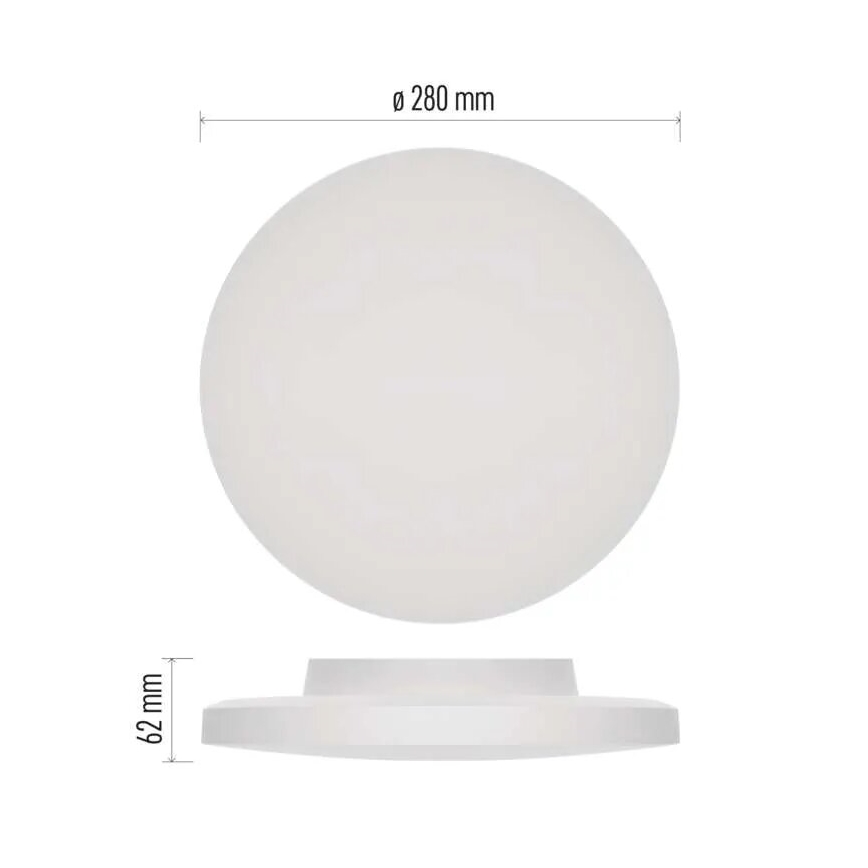 LED Плафон за баня LED/15W/230V 3000/4000/5700K IP55 бял