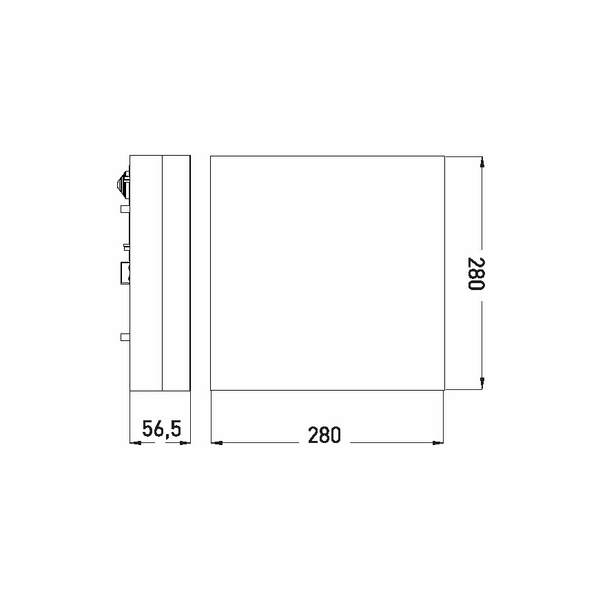 LED Плафон за баня LED/18W/230V 3000/4000/6000K 28х28 см IP44