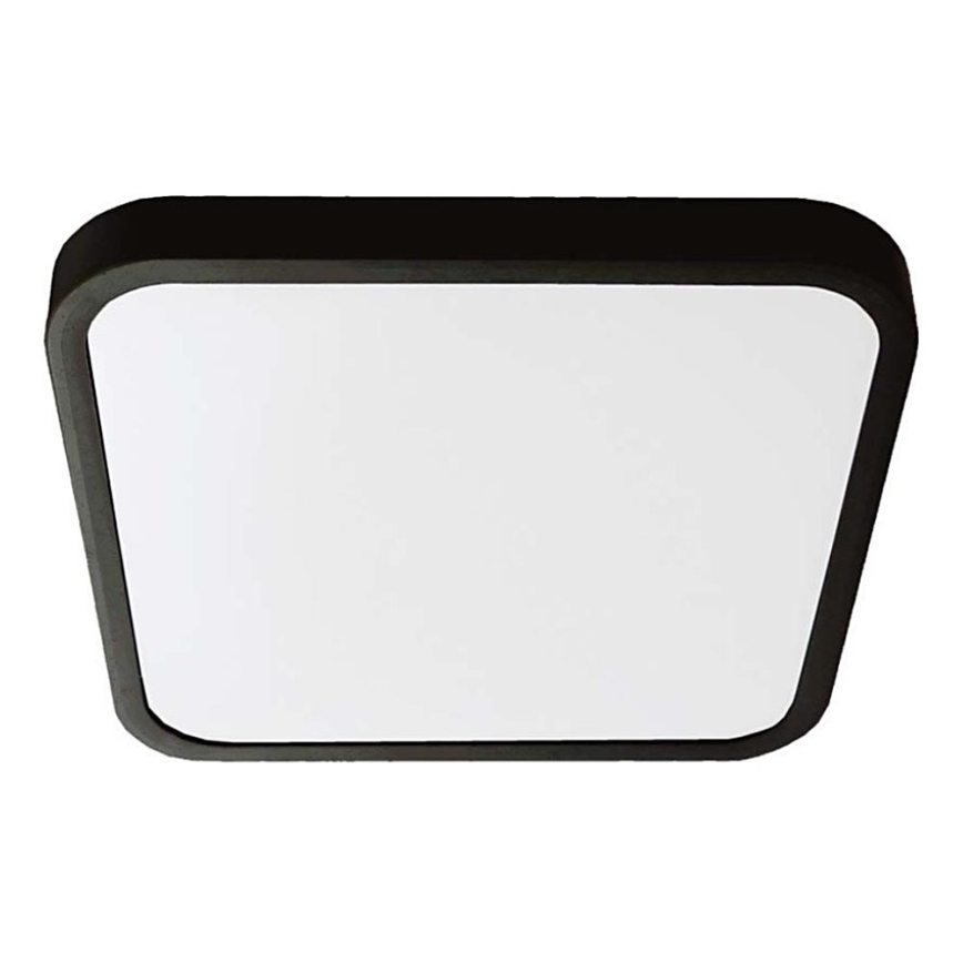 LED Плафон за баня LED/18W/230V 6500K IP44 25x25 см черен