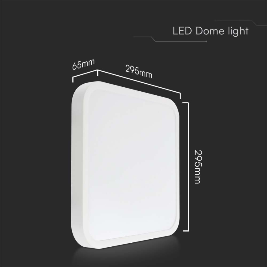 LED Плафон за баня LED/24W/230V 4000K IP44 бял