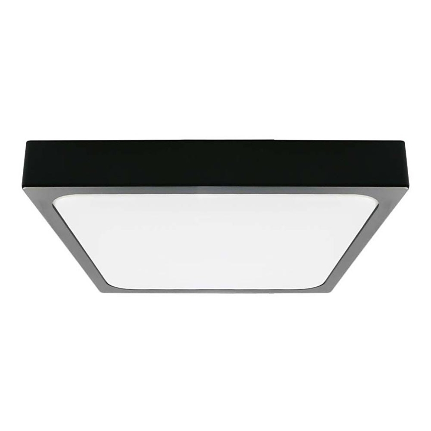 LED Плафон за баня LED/30W/230V 3000K IP44 42x42 см черен
