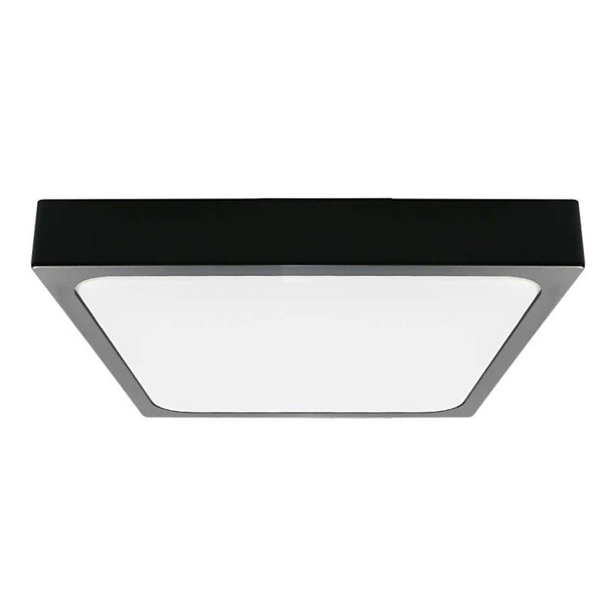 LED Плафон за баня LED/30W/230V 4000K IP44 42x42 см черен
