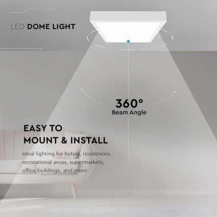 LED Плафон за баня LED/30W/230V 6500K IP44 бял