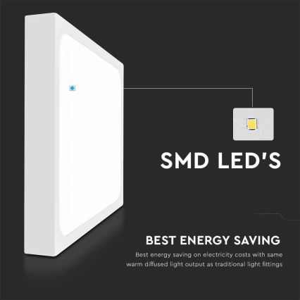LED Плафон за баня LED/30W/230V 6500K IP44 бял