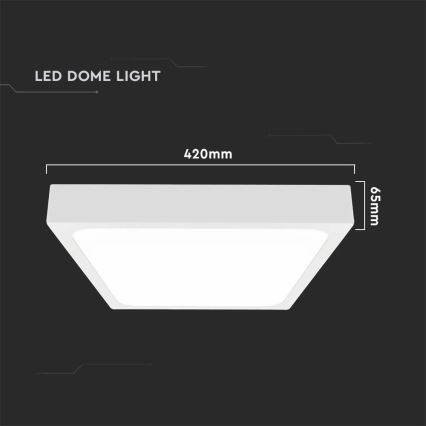 LED Плафон за баня LED/30W/230V 6500K IP44 бял
