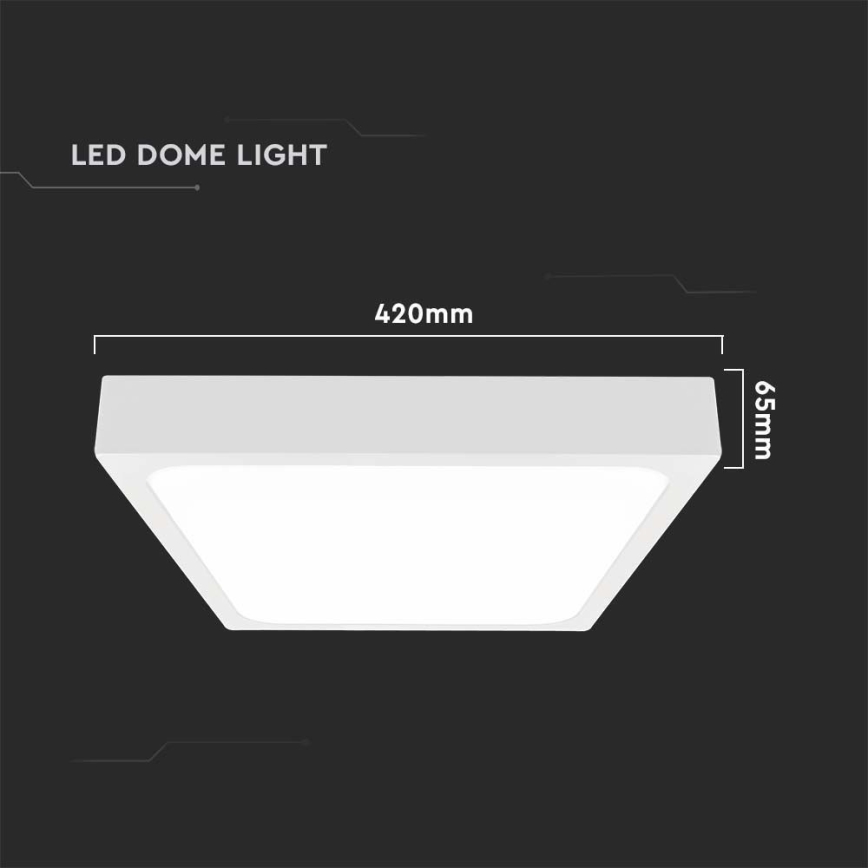 LED Плафон за баня LED/30W/230V 6500K IP44 бял