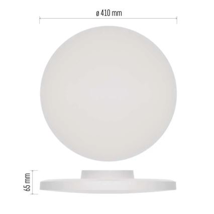 LED Плафон за баня LED/32W/230V 3000/4000/5700K IP55 бял