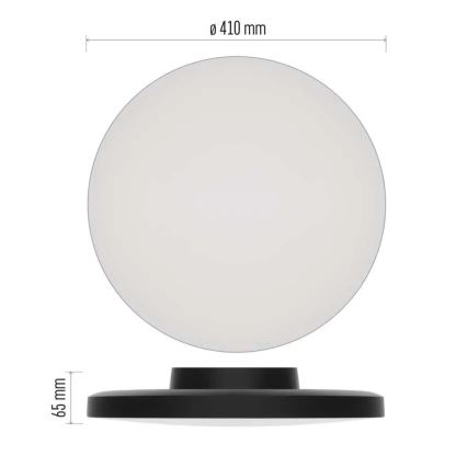 LED Плафон за баня LED/32W/230V 3000/4000/5700K IP55 черен