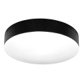 LED Плафон за баня MAKARON LED/24W/230V 3000/4000/6000K Ø 30 см IP44 черен