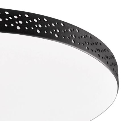 LED Плафон за баня MOON LED/18W/230V черен IP44