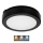 LED Плафон за баня NAIROS LED/12W/230V 3000/4000/6500K IP65 Ø 20 см черен
