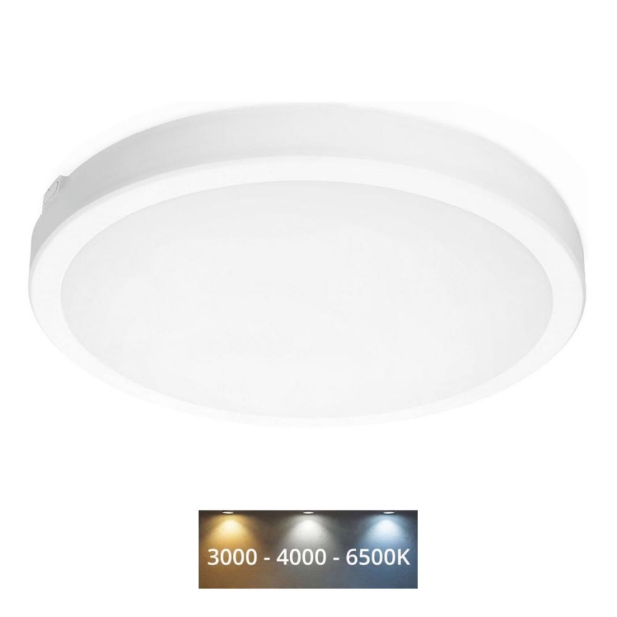LED Плафон за баня NAIROS LED/36W/230V 3000/4000/6500K IP65 Ø 40 см бял