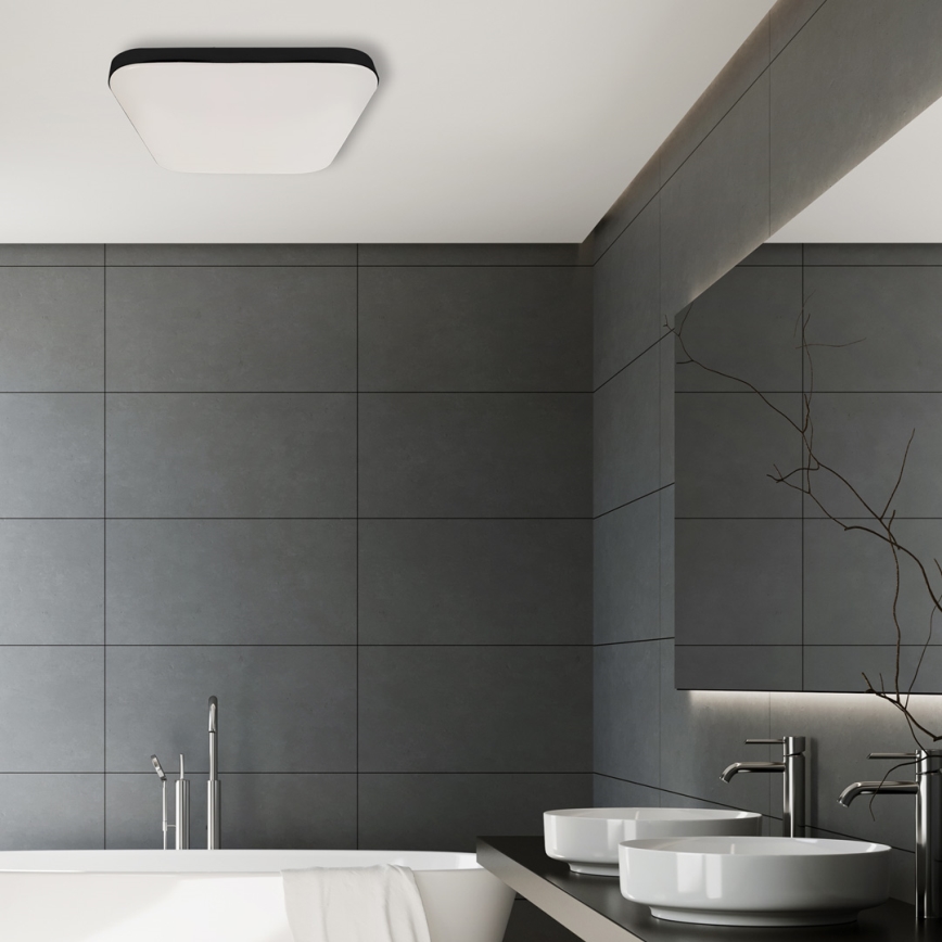 LED Плафон за баня NEMO LED/17W/230V IP44 черен