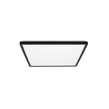 LED Плафон за баня NIVERA LED/12W/230V IP54 3000/4000/6000K 22,5x22,5 см черен
