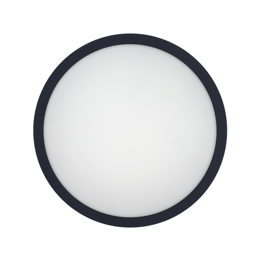 LED Плафон за баня със сензор ELLÉ LED/24W/230V 3000/4000/6500K Ø 26 см IP54 антрацит