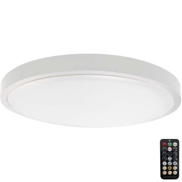 LED Плафон за баня със сензор LED/18W/230V 3000K IP44 бял + дистанционно управление