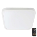LED Плафон за баня със сензор SAMSUNG CHIP LED/36W/230V IP44 4000K 42x42 см бял + дистанционно управление
