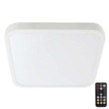 LED Плафон за баня със сензор SAMSUNG CHIP LED/36W/230V IP44 4000K 42x42 см бял + дистанционно управление
