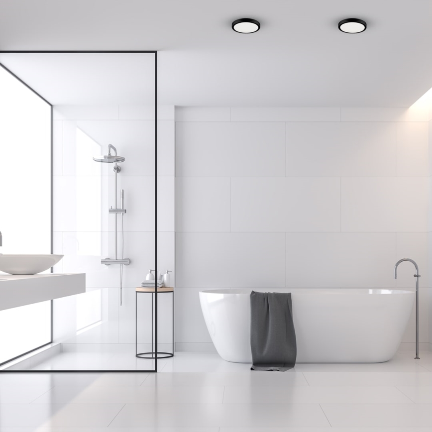 LED Плафон за баня VERA LED/12W/230V 4000K IP65 черен