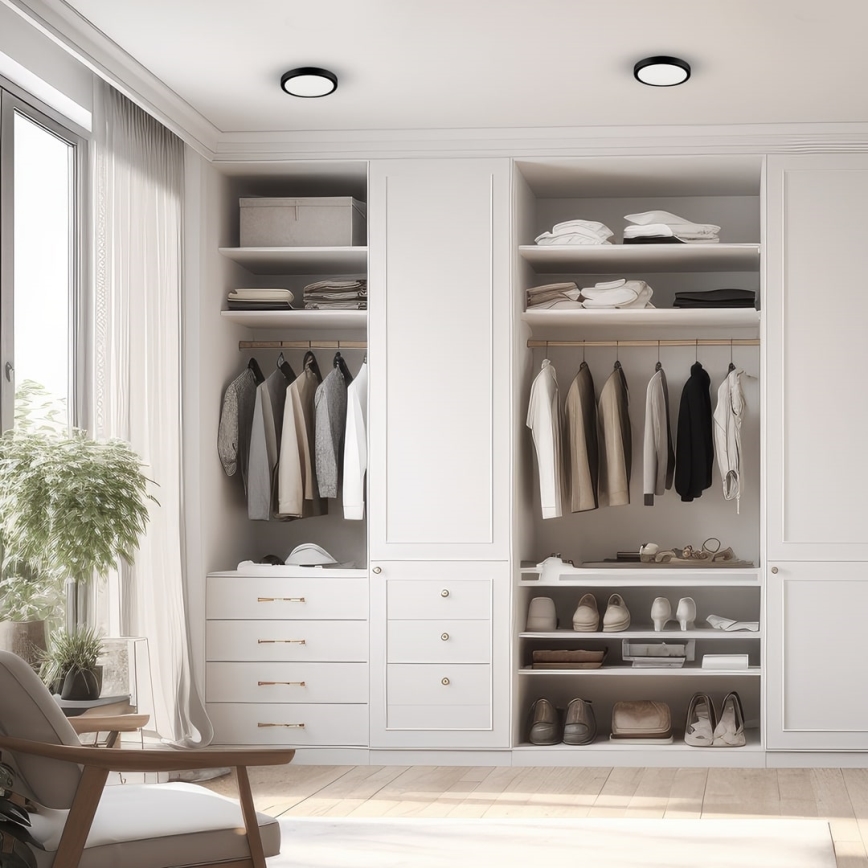 LED Плафон за баня VERA LED/12W/230V 4000K IP65 черен