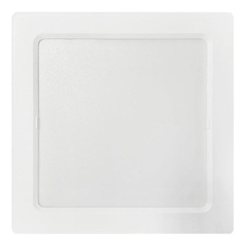 LED Плафониера BLOCK LED/12W/230V 4000K 16,7x16,7 см бял