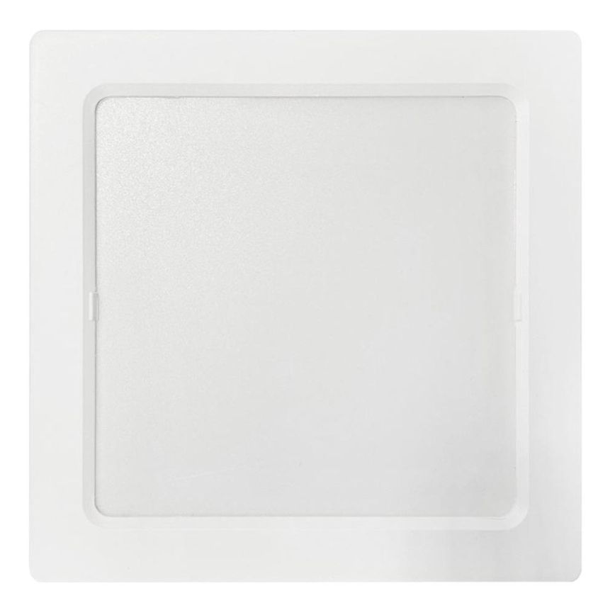 LED Плафониера BLOCK LED/12W/230V 4000K 16,7x16,7 см бял