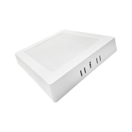 LED Плафониера BLOCK LED/12W/230V 4000K 16,7x16,7 см бял