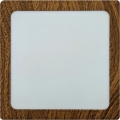 LED Плафониера BLOCK LED/12W/230V 4200K 16,3x16,3 см кафяв
