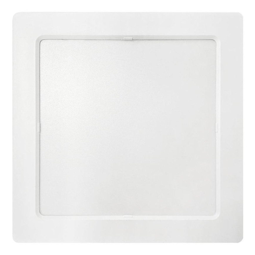LED Плафониера BLOCK LED/18W/230V 4000K 21,4x21,4 см бял