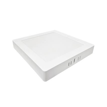 LED Плафониера BLOCK LED/18W/230V 4000K 21,4x21,4 см бял