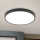LED Плафониера BULLY LED/28W/230V Ø 28 см черен