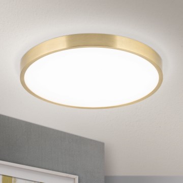 LED Плафониера BULLY LED/28W/230V Ø 28 см златист
