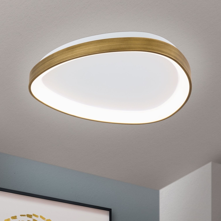 LED Плафониера CHARLIE LED/35W/230V Ø 45 см златист
